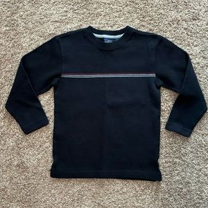 Boy’s Sonoma Black Ribbed Knit Sweater Size S (8)